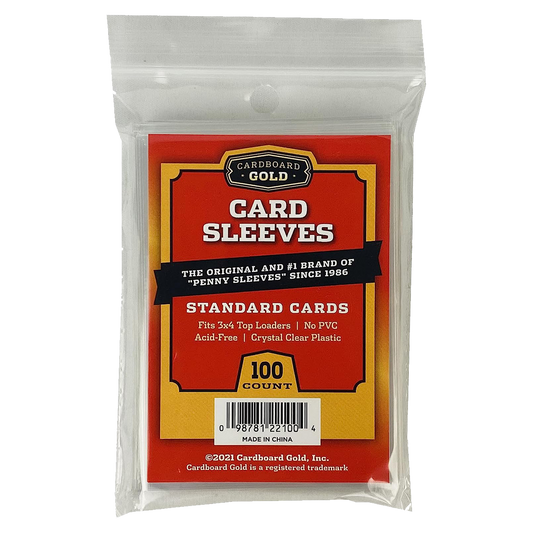 Cardboard Gold card sleeves (100/pack)